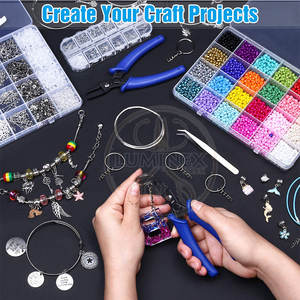 คีมทำเครื่องประดับมีสปริงสำหรับใช้งานง่ายคีมร้อยลูกปัดและเครื่องประดับสำหรับการสร้างและวนลวด - Product Image 3