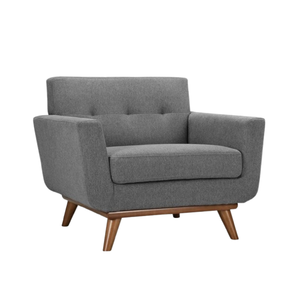 Venta caliente Estilo nórdico sofá de lujo estilo ocio con tela sofá de madera respaldo sofá de un asiento sofá mejor calidad - Product Image 4