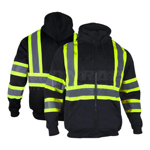 เสื้อฮู้ดกันน้ำพิมพ์โลโก้ตามสั่ง ปี 2025 มาตรฐาน ANSI Class 3 และ EN ISO 20471 Class 2 ความปลอดภัยสูง มองเห็นได้ชัดเจน ขายส่ง - Product Image 2