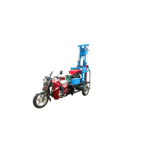 NOUVEAU 120 m de profondeur JG120 moto Portable hydraulique à roues marche usine bas prix petit appareil de forage