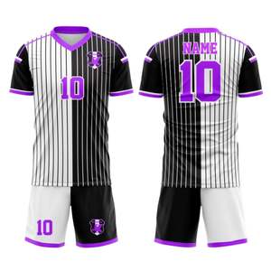 Haute qualité Polyester séchage rapide ensemble Sublimation maillots de Football avec pantalon pour petits garçons hommes maillot de football maillot de football - Product Image 1