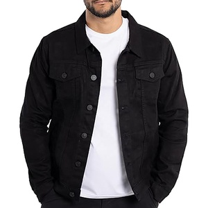 Nouvelle arrivée en stock marque de haute qualité logo pas cher lavage personnalisé denim vente en gros d'usine veste pour hommes pour hommes - Product Image 1