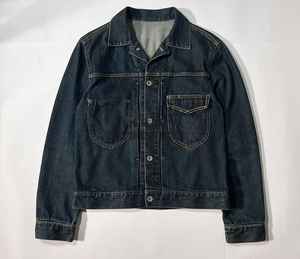 Veste en jean personnalisée de haute qualité pour hommes Streetwear vintage avec broderie bouton décoration motif imprimé décontracté formel hiver - Product Image 2