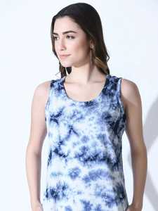 Vestido MIDI elegante y Sexy con estampado floral para mujer 100% rayón Tie Dye de talla grande cinturón lavable sostenible ropa de fiesta en la playa-venta al por mayor - Product Image 4