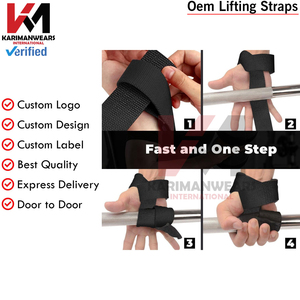 Correas de Levantamiento de Pesas de Fábrica, Soporte de Muñeca Resistente para Entrenamiento en Gimnasio - Product Image 6