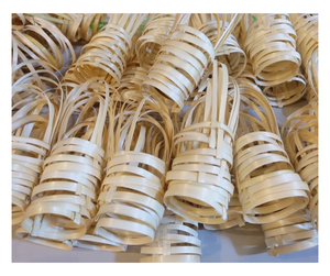 Portavasos de bambú natural, portavasos de bambú duradero de estilo ecológico para bebidas, cafeterías, servicio para llevar con disponibilidad al por mayor - Product Image 1