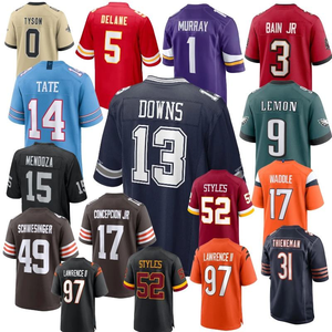Venta al por Mayor de Fábrica: Camiseta de los Rookie 2026 Completamente Bordada # 13 Downs # 15 Mendoza Tate # 52 Estilos # Camiseta de Fútbol Americano 97 Lawrence II - Product Image 1