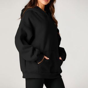 Streetwear Custom Made <b>Long</b> Sleeve Heavy Weight Breathable Oversized <b>Hoodies</b> High Quality Casual Wear <b>Women</b> Oversize <b>Hoodies</b> - Product Image 3