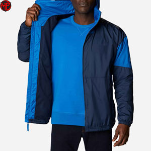 Chaqueta cortavientos para exteriores de primavera y otoño invierno para hombre, chaqueta impermeable personalizada, estilo de calle alta de lona - Product Image 4