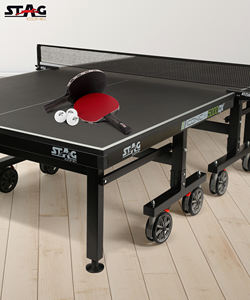 Table de tennis de table pliable en bois Stag Iconic 5000DX avec rebond de balle authentique, durable et écologique pour une utilisation en intérieur - Product Image 3