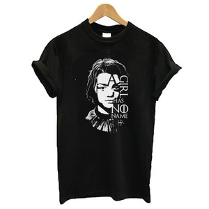 Camiseta de estilo vintage con botones bordados de impresión digital y adornos de borlas - Product Image 2