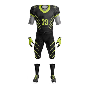 Camiseta de fútbol americano de diseño personalizado, uniforme de fútbol universitario para niño, conjunto de entrenamiento impreso corto con sublimación - Product Image 5