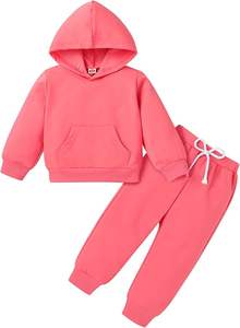 Conjunto Deportivo de Sudadera con Capucha para Niños de 20 Piezas, de Alta Calidad, con Impresión OEM Disponible para Invierno |   Pantalones Deportivos y Sudadera Transpirables - Product Image 2