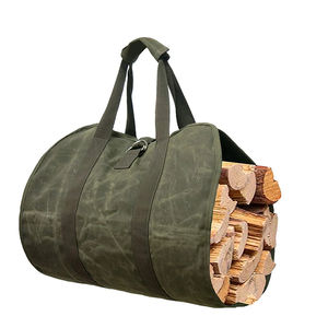 Bois de chauffage sac à main grande capacité extérieur bois sac toile portable Camping en plein air bois de chauffage sac pour Camping - Product Image 4