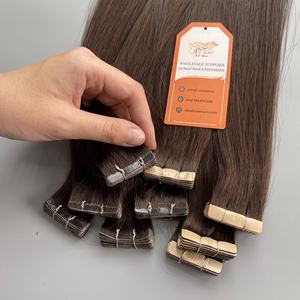 Extensiones de cabello humano crudo alineado con cutícula vietnamita virgen 100%, estilo con cinta, extensiones onduladas sin procesar baratas de 30 pulgadas - Product Image 3