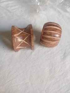 Anillo para Servilletas de Boda Tallado a Mano en Madera de Mango, Personalizable, Ecológico y Duradero, Diseño Clásico - Product Image 2