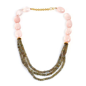 Collar chapado en oro clásico de moda, collar de plata de ley 925 con amatista y piedras múltiples para regalo de fiesta de compromiso, joyería - Product Image 5