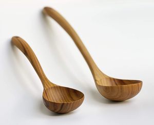 Cucharón de cocina/cucharón de cocina pequeño | Cucharón de salsa de servidor saludable, respetuoso con el medio ambiente 100%, herramienta de cocina de madera tallada a mano - Product Image 3