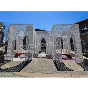 Most Stylish Customized Color Morocco Mandap Outdoor Weddings Fiberglass Crystal Lightweight Design Customized Size Toronto - Product Image 1