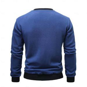 เสื้อสเวตเตอร์ผ้าคอตตอนผสมน้ำหนักเบาสำหรับผู้ชายทรงหลวมแขนยาวปักลายตามสั่งสำหรับฤดูหนาว - Product Image 4