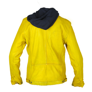 Nouveau Designer Hommes Softshell Véritable Peau De Mouton À Capuche Veste Tissé À Capuche Col Fermeture À Glissière Haute Qualité-Direct Pakistan - Product Image 4