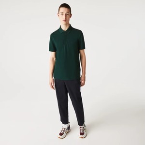 Chemise Homme Personnalisée Imprimée Vert Foncé Coupe Slim 100% Coton avec Poche Style Urbain Anti-Plis Manches Courtes Décontractée Été - Product Image 3