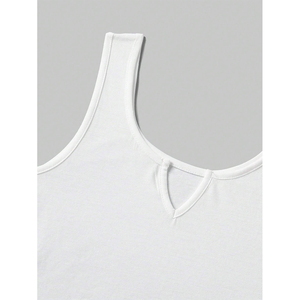 Custom High Quality Summer Custom Logo Solid Color Sleeveless <b>Top</b> <b>Checkered</b> Shorts Pajama Set - Product Image 4