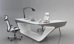 Bureau de technologie de maître cuisinier 1 pièce, bureau de bureau moderne pour hommes et femmes, peinture blanche, <span class=keywords><strong>table</strong></span> de conférence de beauté médicale - Product Image 6