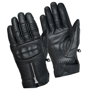 Nouveauté : Gants de moto en cuir de vachette véritable, respirants, compatibles écran tactile, design sportif pour activités de plein air - Product Image 1