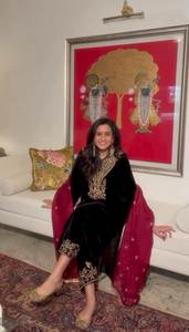 Mode pakistanaise vêtements d'été respirant et confortable personnaliser de haute qualité dames porter des manches longues robe bas Dupatta ensemble - Product Image 2