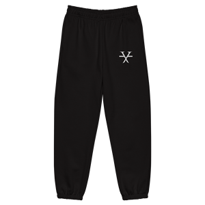Pantaloni della tuta da uomo dei pesi massimi T6X con felpe e felpe con Logo bianco ricamato - Product Image 1