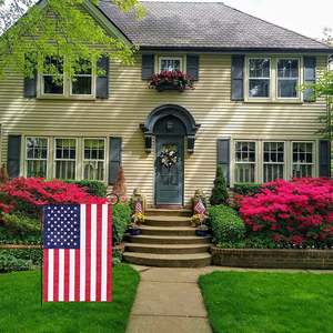 Paquete de 2 Banderas de Jardín del 4 de Julio, 12x18 Pulgadas, Doble Cara, Banderas de Jardín de Estados Unidos para Decoración del Césped y Patio del Día de la Independencia - Product Image 5