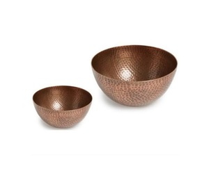 Premium Design Kitchenware <b>Soup</b> <b>Bowl</b> Standard Quality Metal Copper Plated Serving <b>Bowl</b> Hammered Work for Tabletop Decorative - Product Image 2