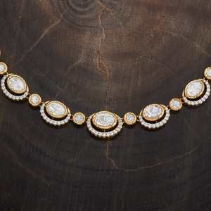 Kundan Necklace 176350 Elegant <b>Wedding</b> <b>Accessory</b> - Product Image 3