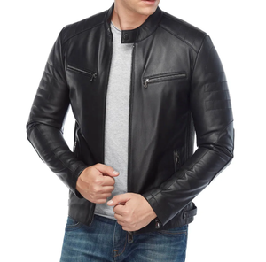 Chaqueta de cuero de moto de alta calidad de diseño popular, precios al por mayor para pedidos a granel personalizados, ropa de invierno transpirable y duradera - Product Image 4