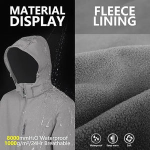 Veste Softshell pour hommes de haute qualité fabriquée sur mesure avec une nouvelle toile légère de conception pour l'hiver prix de gros pour la coutume OEM - Product Image 5
