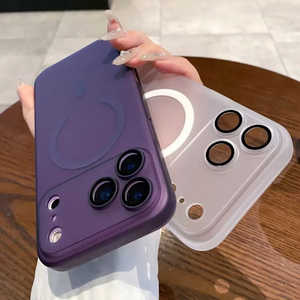 Custodia in TPU trasparente opaca con anello magnetico per iPhone 14 Plus 13 Pro Max, personalizzabile, con finitura satinata, per la vendita al dettaglio - Product Image 4