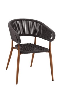 Cocina alta de madera y silla de Bar tejido a mano embalaje de una sola pieza natural para el hogar hotel restaurante bar y cafés de playa - Product Image 6