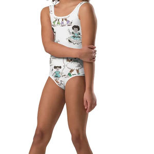 Polyester Spandex été plage maillot de bain pour enfants marque privée sur mesure filles une pièce enfants maillot de bain Haus Industries - Product Image 3