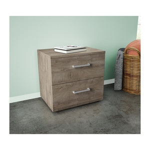 Kit Comodino 2 Cassetti 48x36x41h cm Rovere K105 - Product Image 1