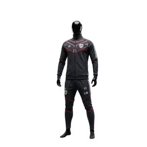 Survêtement de sport surdimensionné léger en polyester polaire avec logo personnalisé du fabricant, imprimé réfléchissant, taille plus, streetwear, jogging - Product Image 2