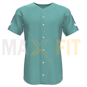ชุดเครื่องแบบเบสบอลมืออาชีพเสื้อเจอร์ซีย์ผ้าฝ้ายออร์แกนิก100% ระบายอากาศปรับสีและโลโก้ได้ทำในปากีสถาน - Product Image 5