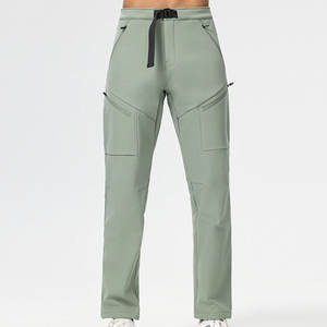 <b>Mens</b> Cotton Cargo Pants Casual Fitness Athletic Jogger Sports Outdoor <b>Trousers</b> Hiking Gym Breathable Windproof <b>Elastic</b> <b>Waist</b> - Product Image 1