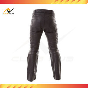 Pantalones de Cuero para Motociclismo de Invierno de Alto Rendimiento, Forro Transpirable, Costuras Resistentes, Personalizables para la Seguridad del Motociclista - Product Image 3