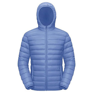 Veste matelassée personnalisée pour homme, légère, chaude, coupe-vent, à capuche, manteau d'hiver, OEM, vente en gros, étiquette privée prise en charge, vent - Product Image 1