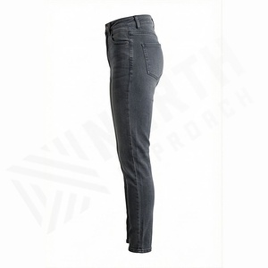 High Waist Denim <b>Jeans</b> Manufacturers Stylish Slim Fit <b>Women</b> <b>Jeans</b> Premium <b>Stretch</b> Quality Trousers Apparel Customized Color - Product Image 3