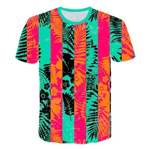 Custom Design Polyester Plus Size All Over Printed T Shirt Men Full Sublimation Printing T-shirts