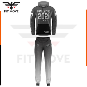 Ensemble combiné de football américain de qualité supérieure 100% polyester fait impression numérique uniforme de football américain à l'extérieur et survêtement unisexe - Product Image 2