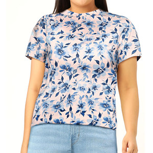 Camisetas de Sublimación para Mujer, Casuales, Ecológicas, de la Mejor Calidad, 100% Algodón, Transpirables, para Verano - Product Image 1