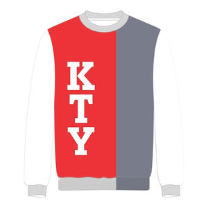 Suéter de Punto Rojo de 3 Tonos, Prenda Premium de la Fraternidad Griega Divine Nine, Sudadera con Bordado Chenille, Ropa Griega Clásica - Product Image 2